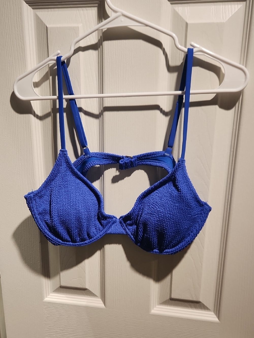 Shade And Shore Blue Bikini Top